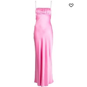 Bec + Bridge Amber Pink Silk Maxi Dress